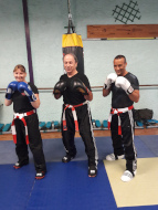 nos trois hauts gradés en boxe