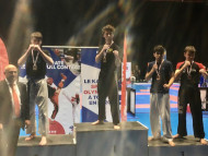 podium juniors - 65 kg