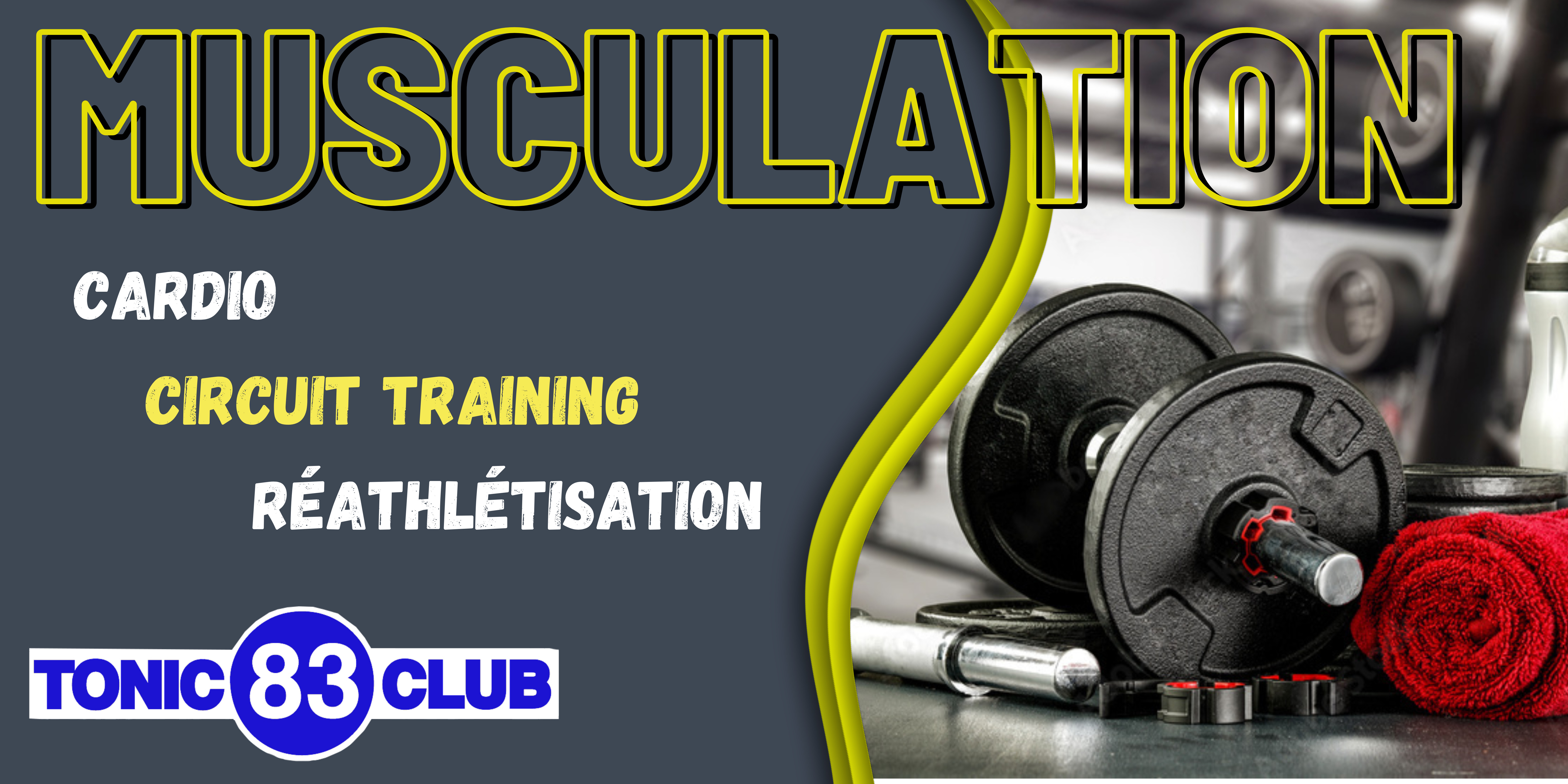banniere Tonic club 83 musculation
