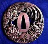 tsuba dragon