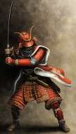 samourai sabre en garde
